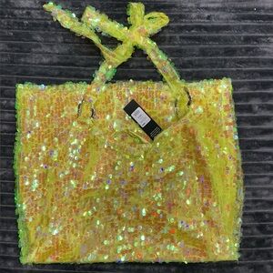 Yellow Sequin Fashion Nova Dress